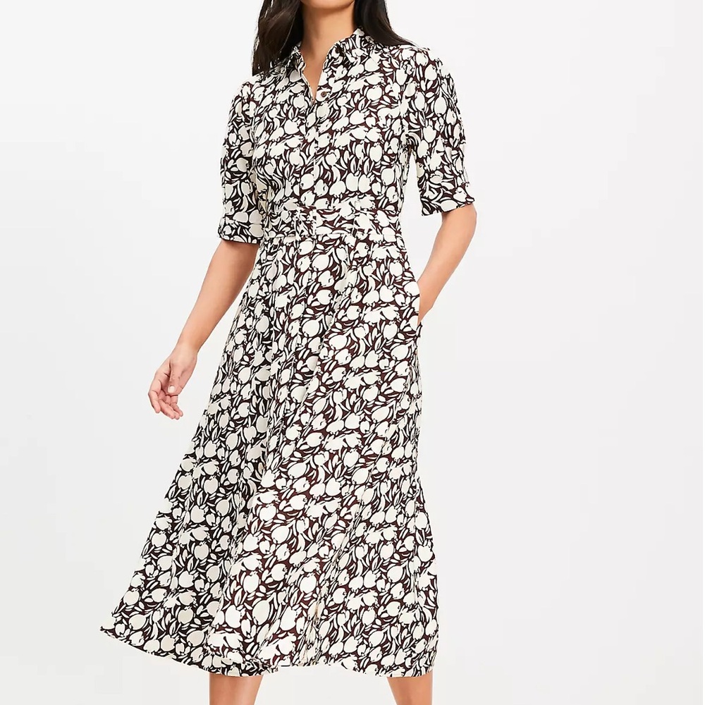 Tulip Belted Midi Pocket Dress